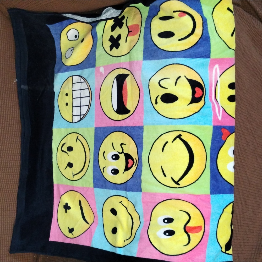 The world of the Emojis Beach Towel